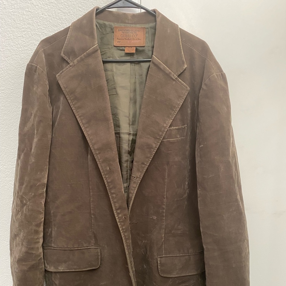 Vintage Guess Olive Green Sport Coat
